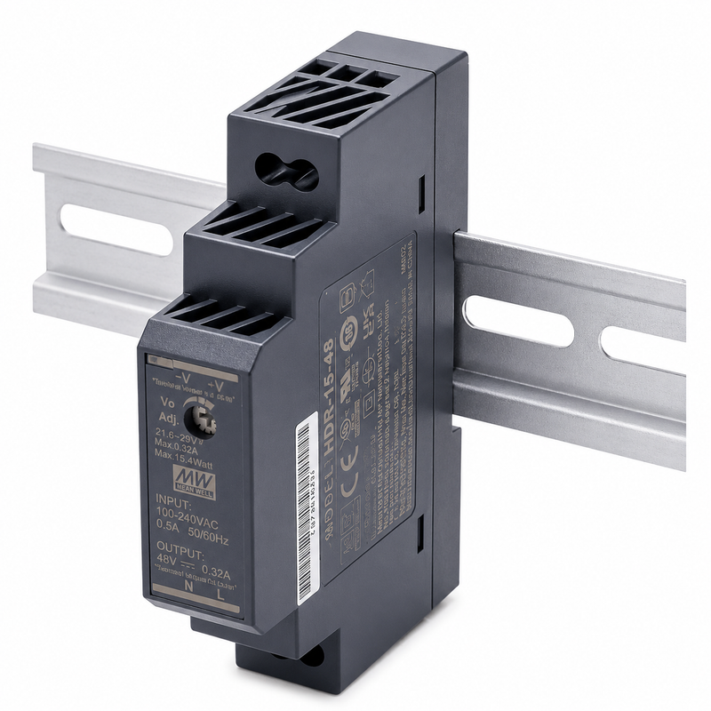 HDR-15-48 MEAN WELL Power Supply | HTD Electronics