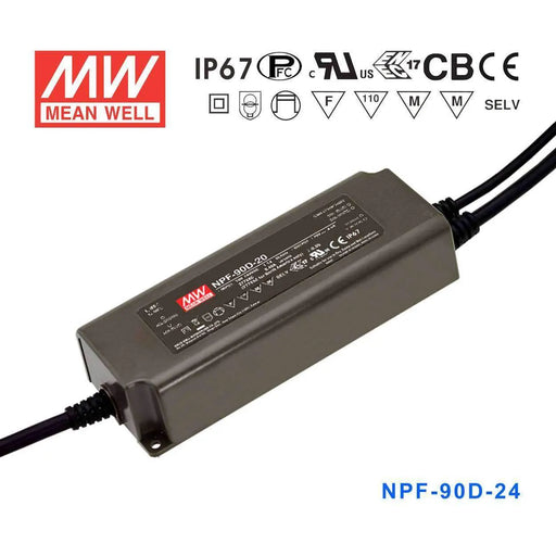 NPF-90D-24 MEAN WELL Power Supply | HTD Electronics