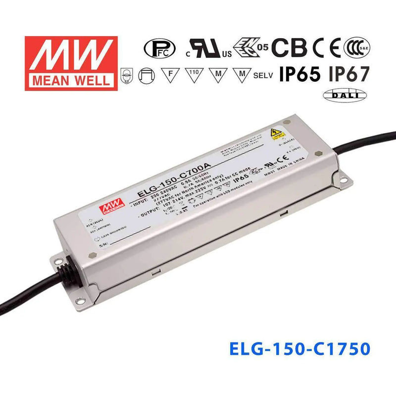 ELG-150-C1750DA MEAN WELL Power Supply | HTD Electronics