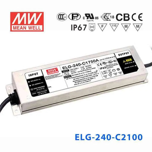 ELG-240-C2100 MEAN WELL Power Supply | HTD Electronics