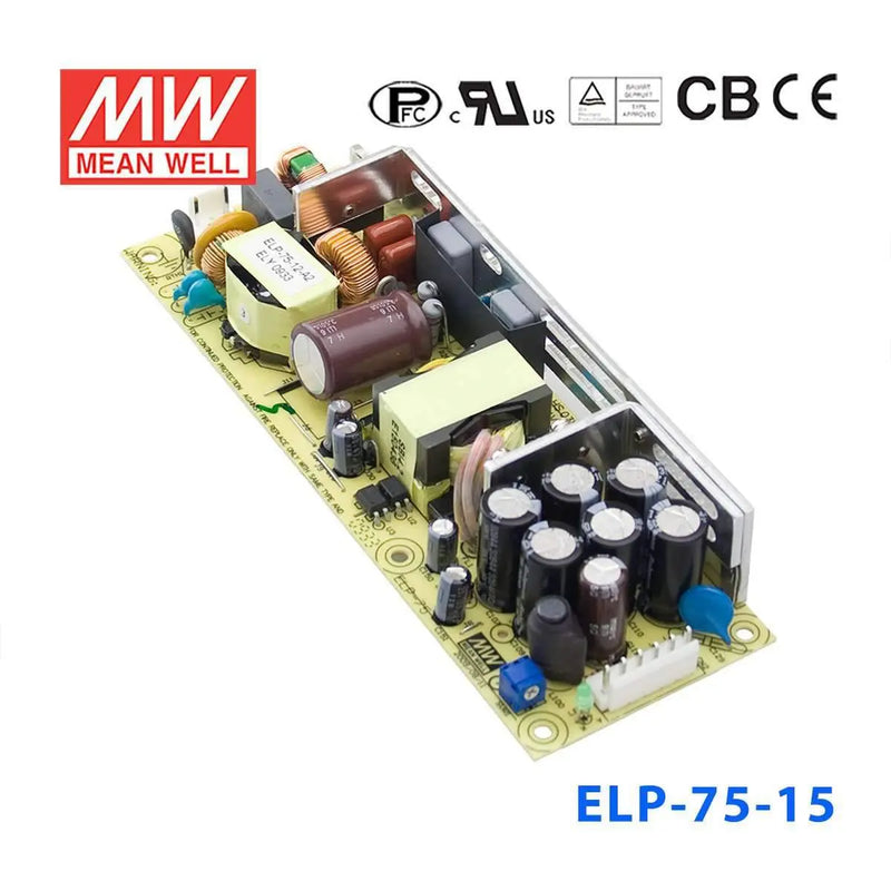 ELP-75-15 MEAN WELL Power Supply | HTD Electronics