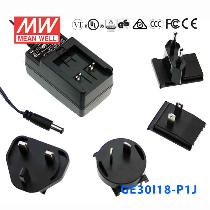 GE30I18-P1J MEAN WELL Power Supply | HTD Electronics