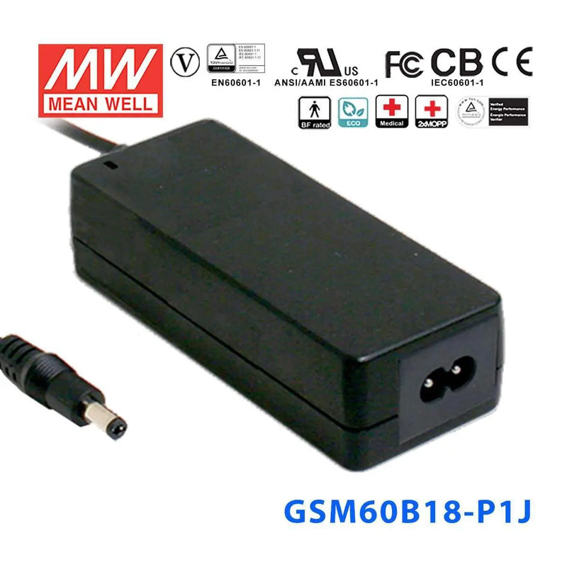 GSM60B18-P1J MEAN WELL Power Supply | HTD Electronics