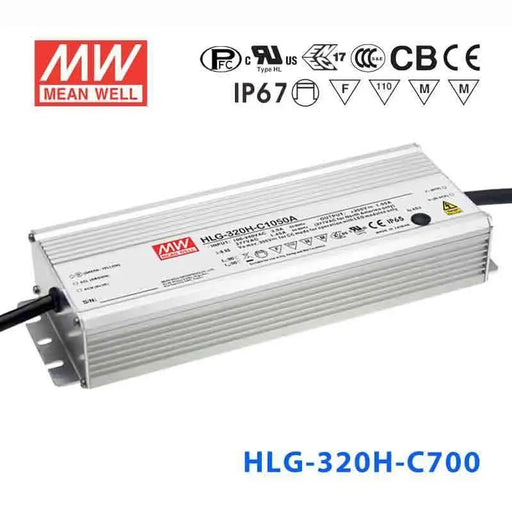 HLG-320H-C700A MEAN WELL Power Supply | HTD Electronics