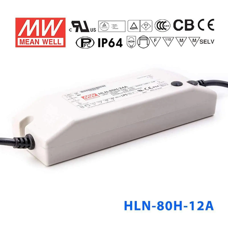 HLN-80H-12A MEAN WELL Power Supply | HTD Electronics