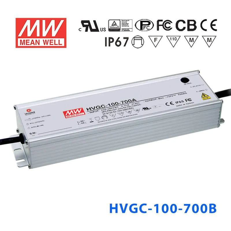 HVGC-100-700B MEAN WELL Power Supply | HTD Electronics