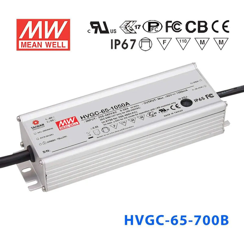 HVGC-65-700B MEAN WELL Power Supply | HTD Electronics