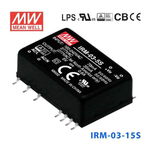 IRM-03-15S MEAN WELL Power Supply | HTD Electronics