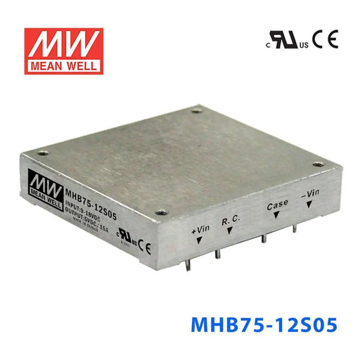 MHB75-12S05 MEAN WELL Power Supply | HTD Electronics
