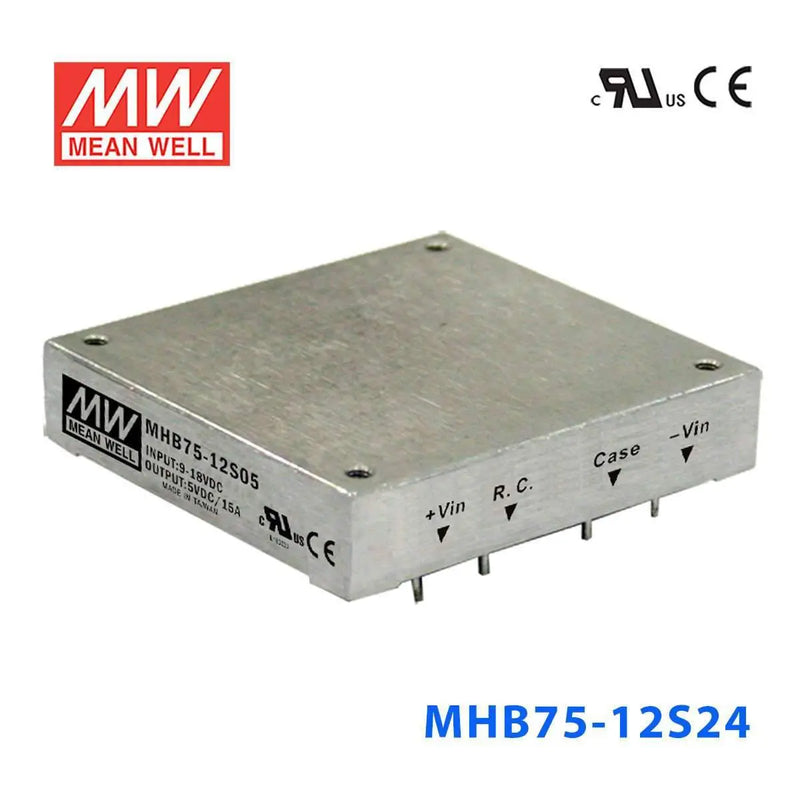 MHB75-12S24 MEAN WELL Power Supply | HTD Electronics