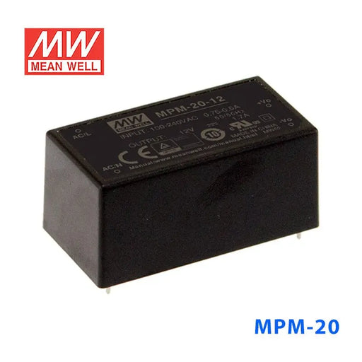 MPM-20-15 MEAN WELL Power Supply | HTD Electronics