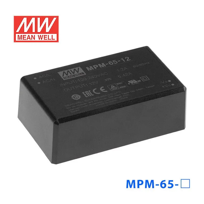 MPM-65-12 MEAN WELL Power Supply | HTD Electronics