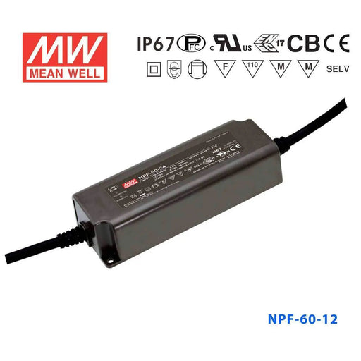 NPF-60-12 MEAN WELL Power Supply | HTD Electronics
