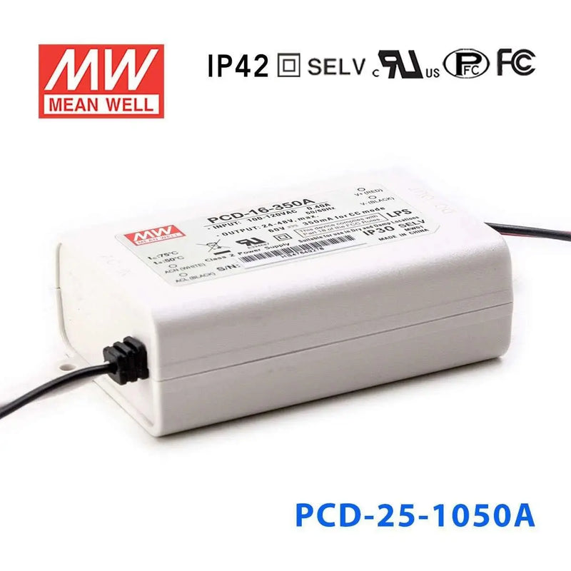 PCD-25-1050A MEAN WELL Power Supply | HTD Electronics