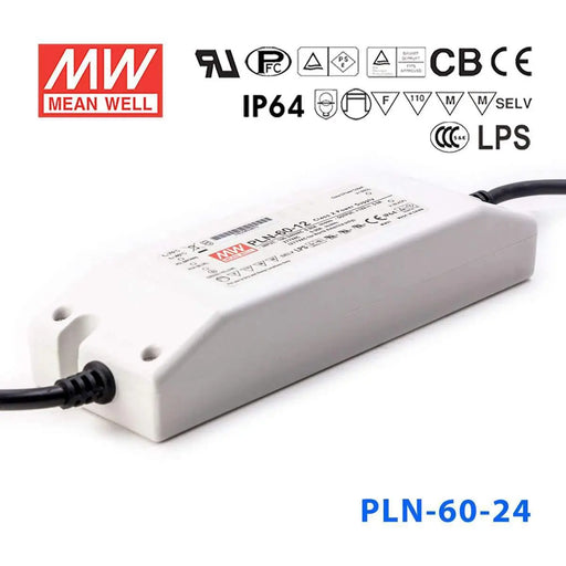 PLN-60-24 MEAN WELL Power Supply | HTD Electronics
