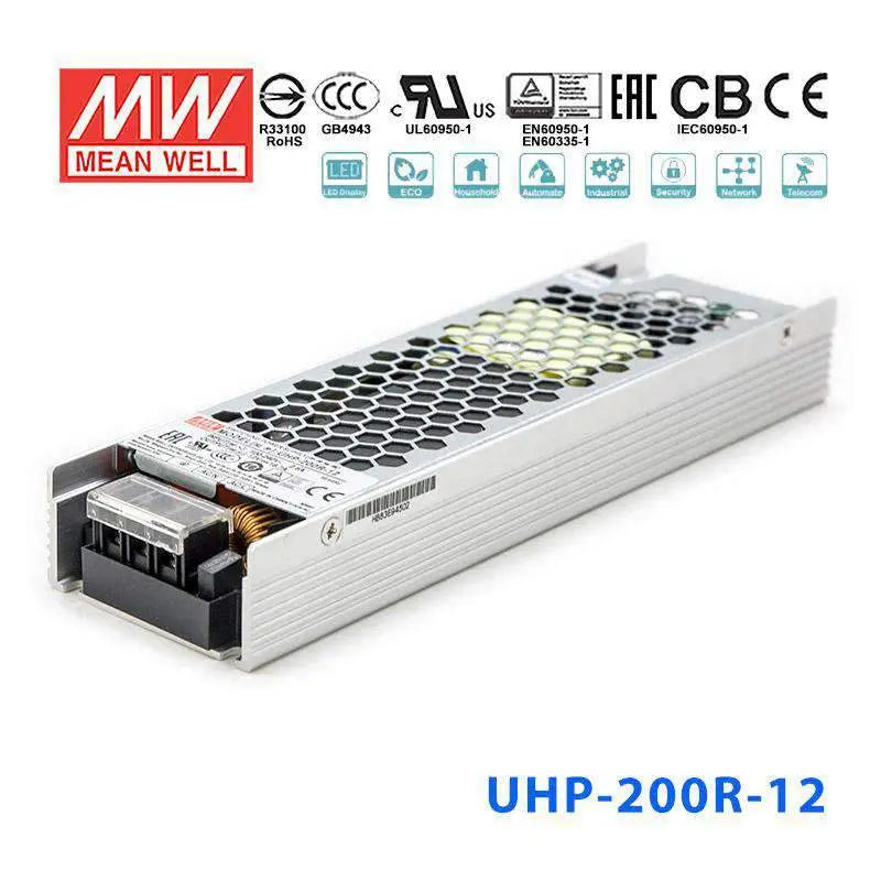 UHP-200R-12 MEAN WELL Power Supply | HTD Electronics