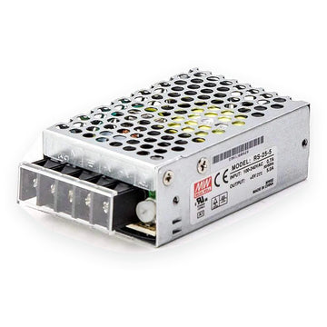 MEAN WELL RS-25-5 enclosed power supply, 5V 5A 25W